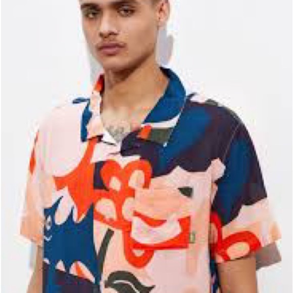 Urban Outfitters Other - Urban Outfitters Multicolor Abstract Men's Shirt